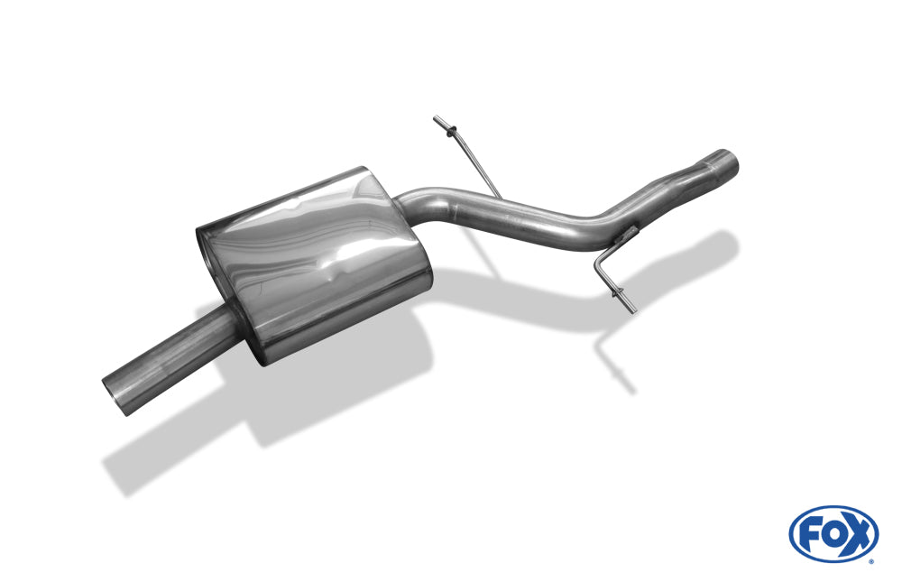 Fox Mittelschalldämpfer Auspuff Sportauspuff für Audi A5 8T Frontantrieb 2.0