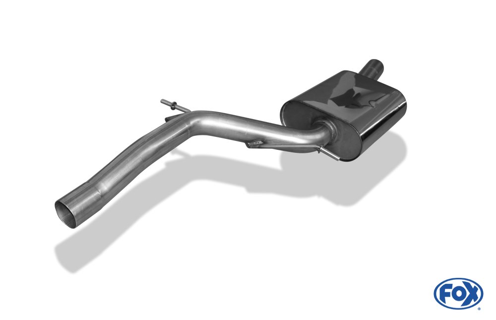 Fox Mittelschalldämpfer Auspuff Sportauspuff für Audi A5 8T Frontantrieb 2.0