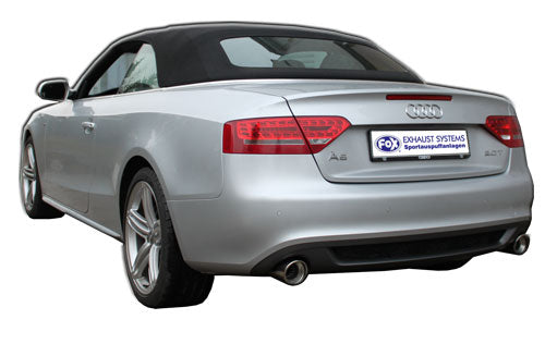 Fox Duplex Auspuff Sportauspuff Endschalldämpfer für Audi A4/A5 B8 A4/ A8