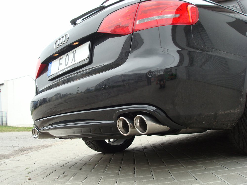 Fox Duplex Auspuff Sportauspuff für Audi A4/A5/S5 quattro B8 3.2 FSI 195kW