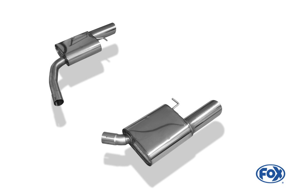 Fox Duplex Auspuff Sportauspuff Sportendschalldämpfer für Audi A5/S5 Sportback