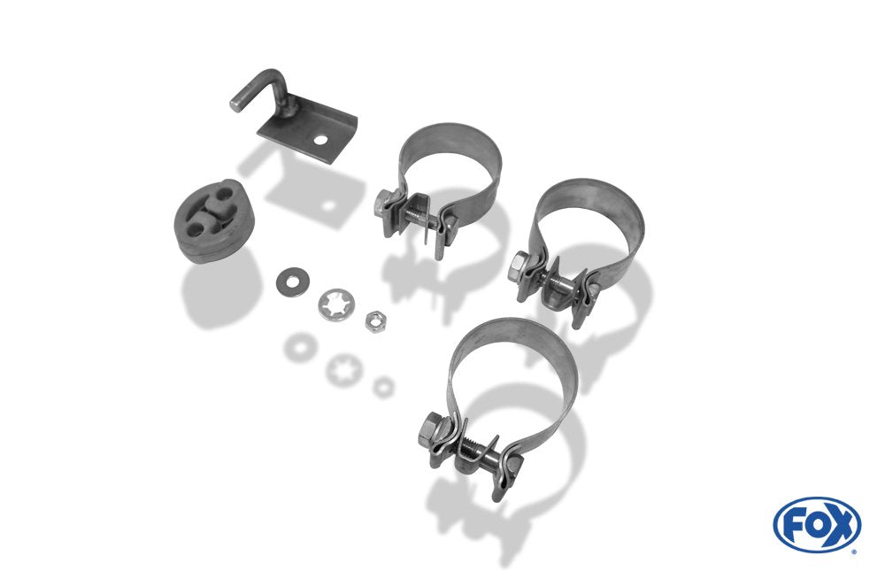 Fox Duplex Auspuff Sportauspuff Sportendschalldämpfer für Audi A4 Typ B8 2x90