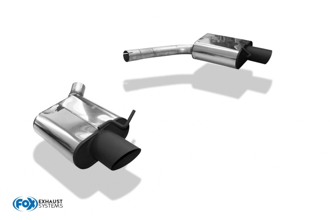 Fox Duplex Auspuff Sportauspuff Endschalldämpfer für Audi A5 B8 Sportback