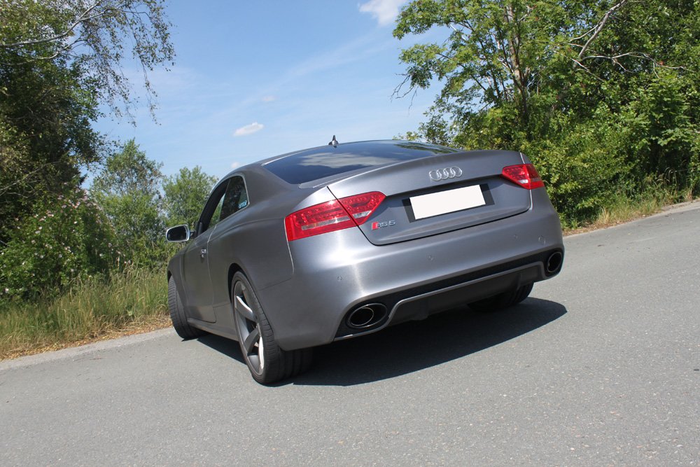 Fox Duplex Auspuff Sportauspuff Endschalldämpfer für Audi RS5 4.2l 331kW