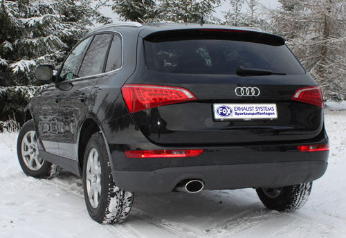 Fox Auspuff Sportauspuff Sportendschalldämpfer für Audi Q5 2.0l TDI 125kW Bj08-