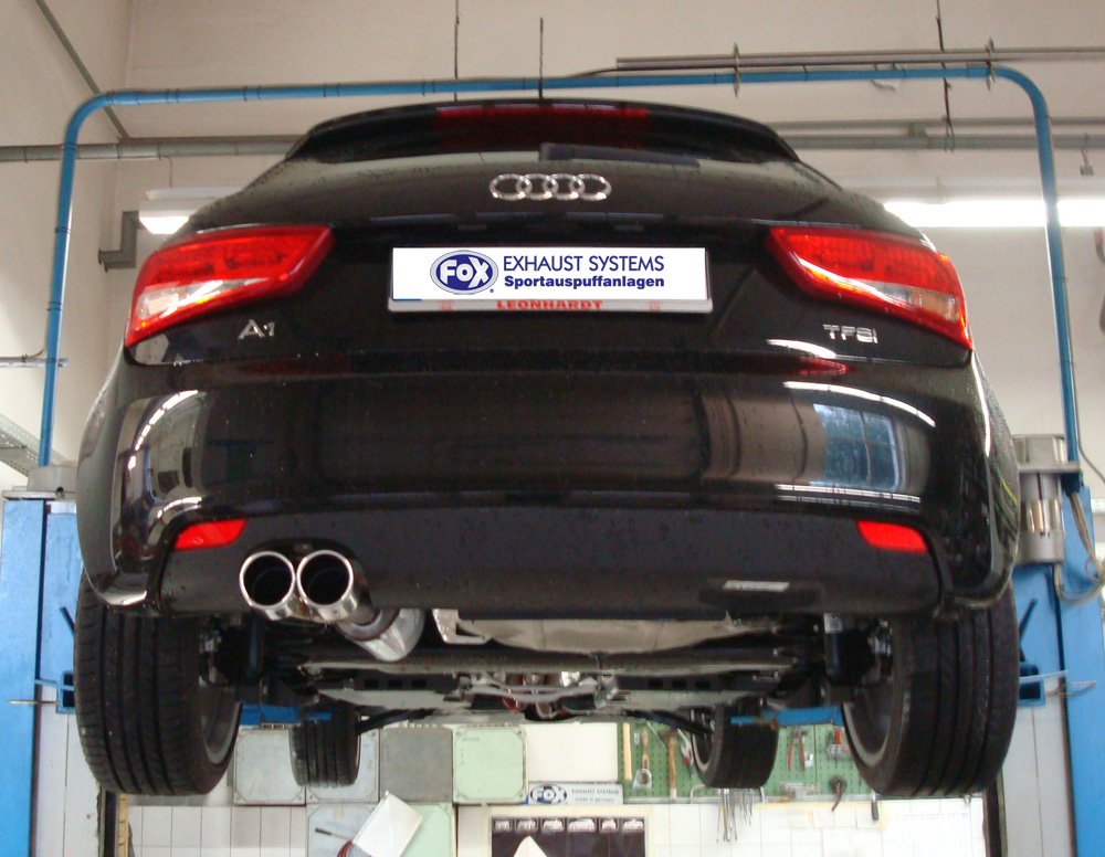 Fox Auspuff Sportauspuff Komplettanlage für Audi A1 Sportback 1.4l 90/103/136kW