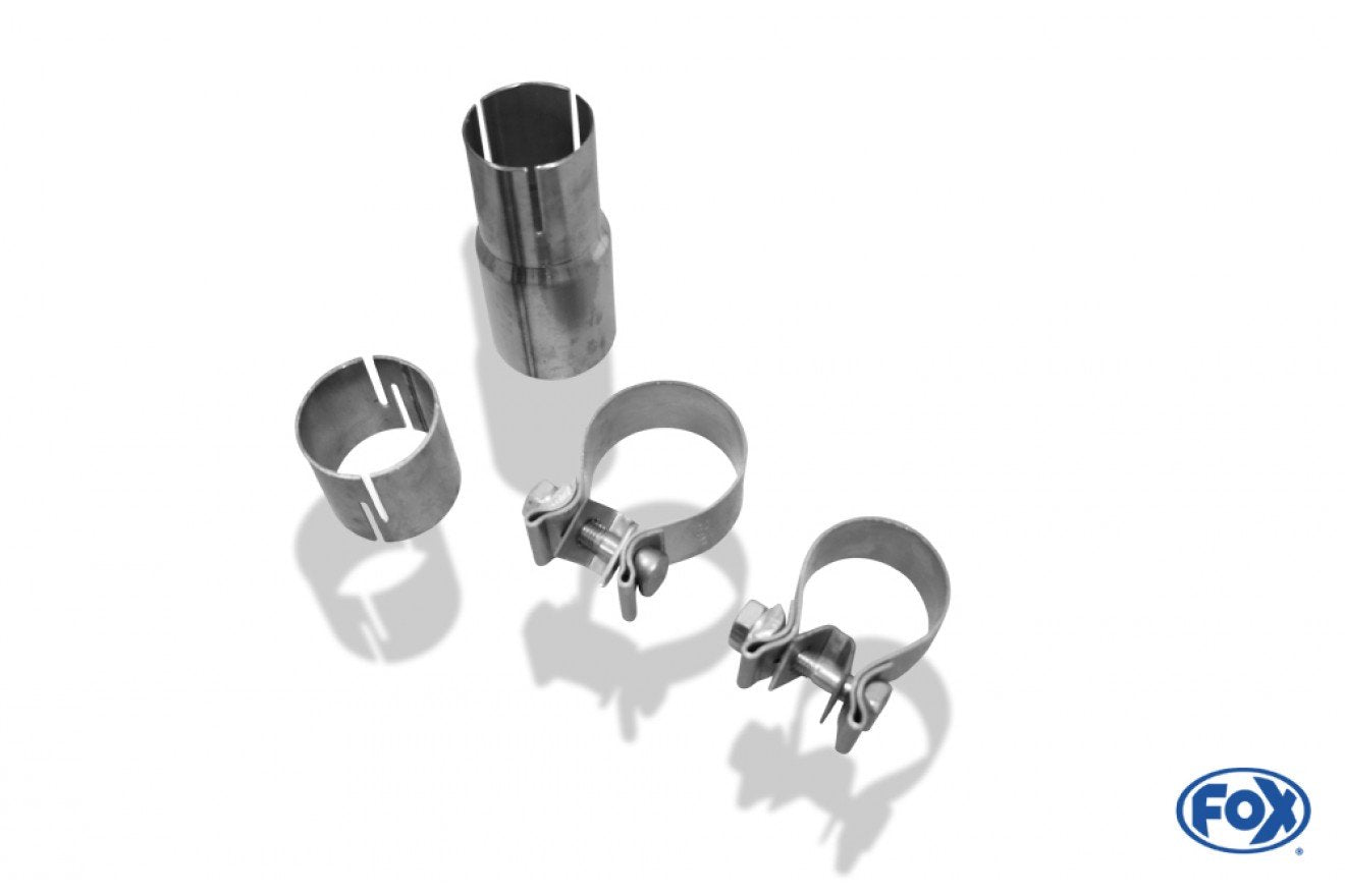 Fox Auspuff Sportauspuff Endschalldämpfer für Audi A1 Kompakt A1 Sportback 1,0l