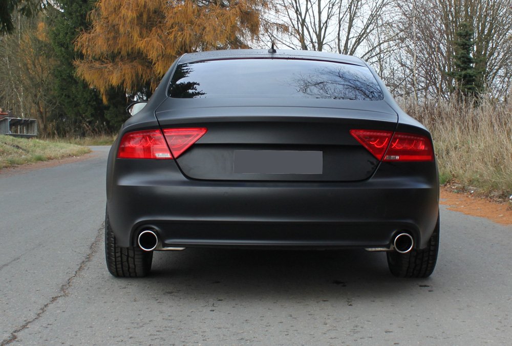 Fox Duplex Auspuff Sportauspuff Endschalldämpfer für Audi A7 quattro 4G 3.0l
