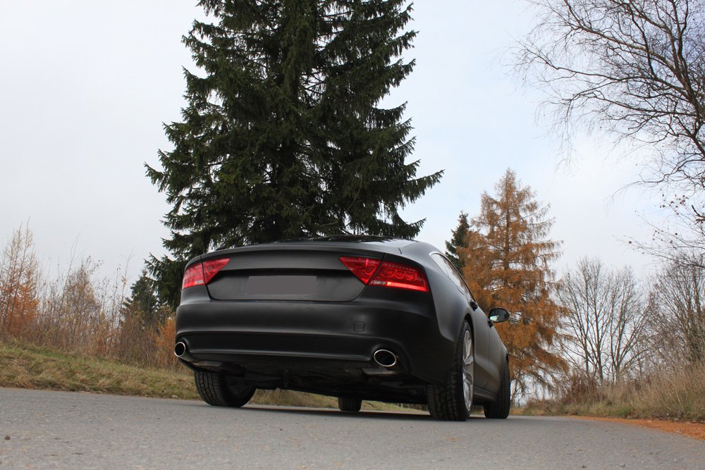 Fox Duplex Auspuff Sportauspuff Endschalldämpfer für Audi A7 quattro 4G 3.0l