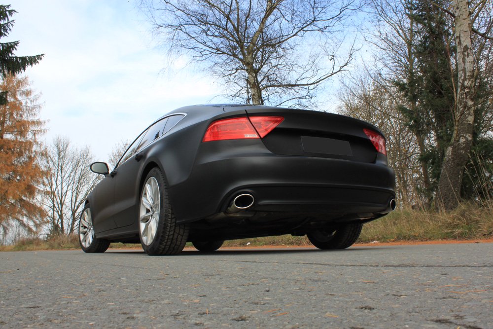 Fox Duplex Auspuff Sportauspuff Endschalldämpfer für Audi A7 quattro 4G 3.0l