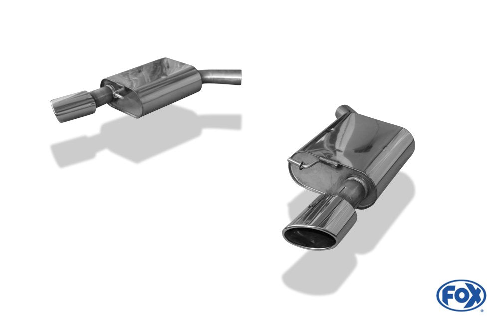 Fox Duplex Auspuff Sportauspuff Endschalldämpfer für Audi A7 quattro 4G 3.0l