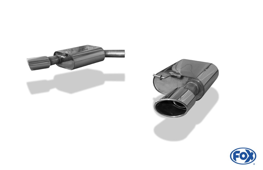 Fox Duplex Auspuff Sportauspuff Endschalldämpfer für Audi A7 quattro 4G 3.0l