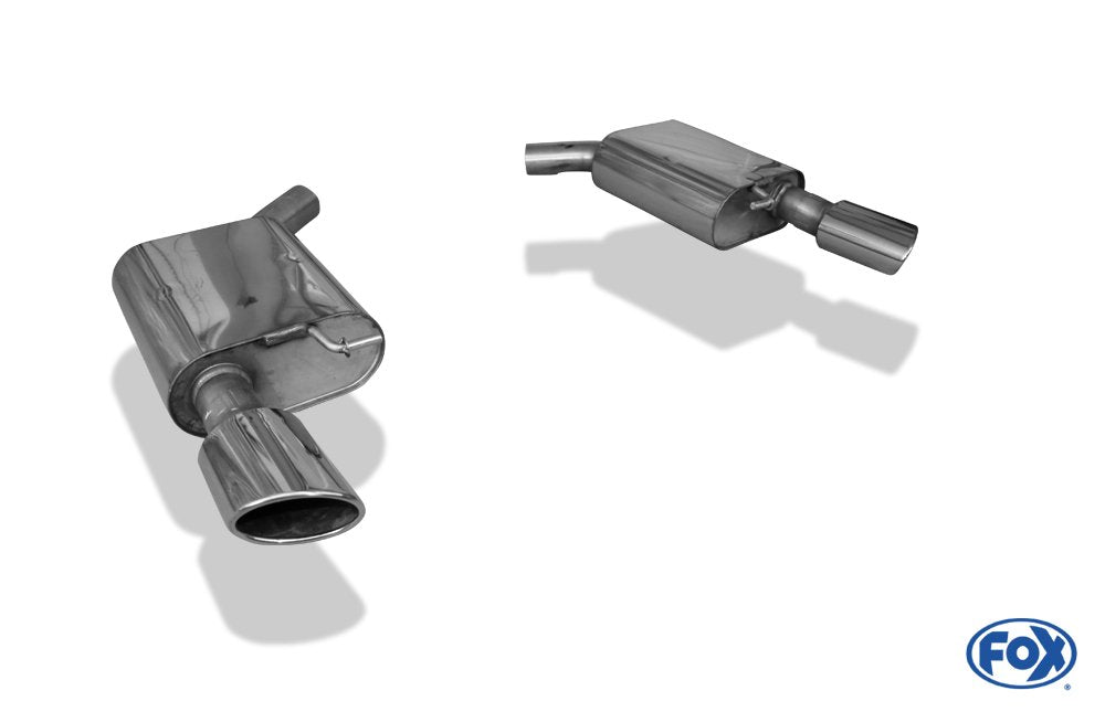 Fox Duplex Auspuff Sportauspuff Endschalldämpfer für Audi A7 quattro 4G 3.0l