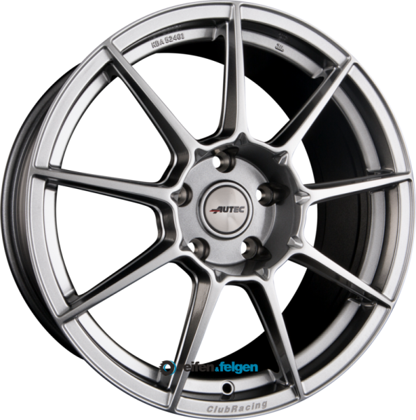 AUTEC CLUBRACING (CR) 7.5x17 ET30 4x98 NB58.1 Hyper Silver