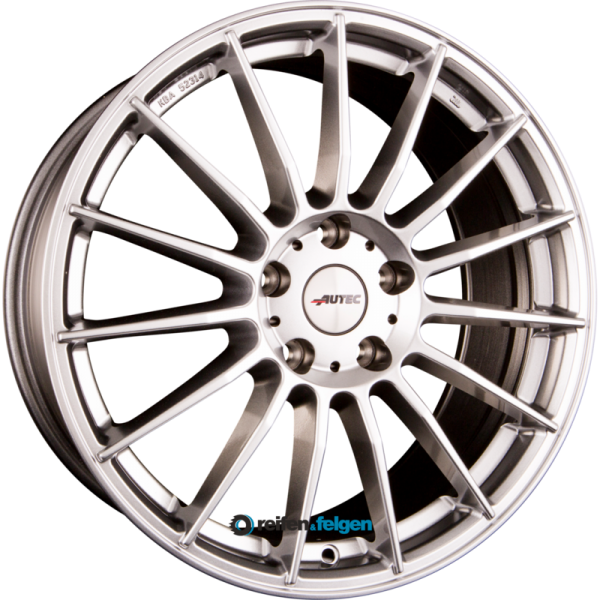 AUTEC LAMERA (L) 7.5x17 ET45 5x108 NB70 Hyper Silber