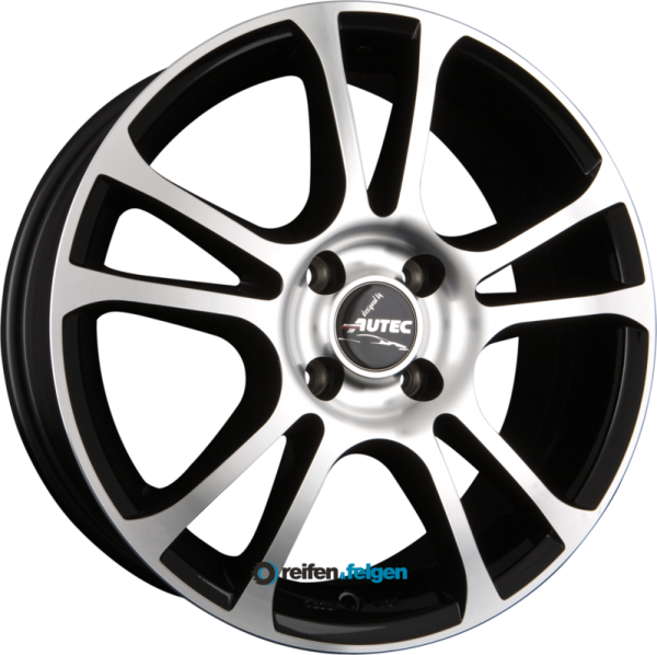 AUTEC LIMIT 6.5x16 ET42 4x100 NB70 Schwarz Poliert