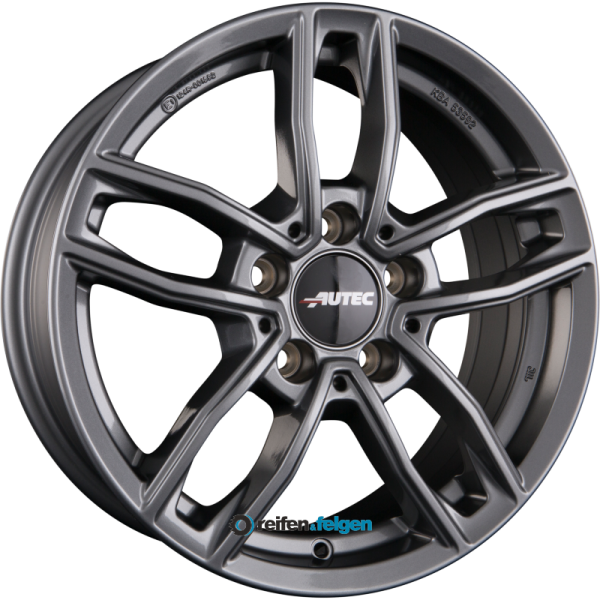 AUTEC MERCADOR (MC) 7.5x17 ET36 5x112 NB66.6 Titansilber