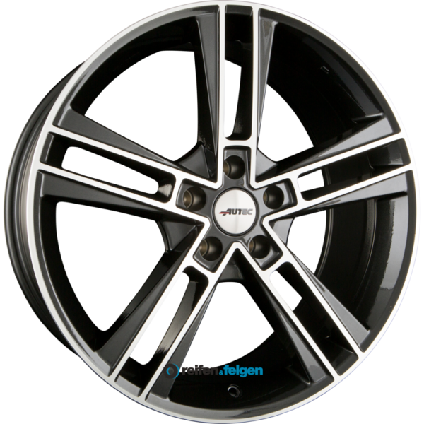 AUTEC RIAS (R) 8.5x19 ET30 5x120 NB64.1 Schwarz Metallic Poliert