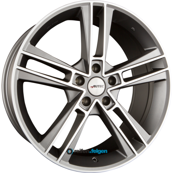 AUTEC RIAS (R) 8.5x19 ET38 5x105 NB56.6 Titansilber Matt Poliert