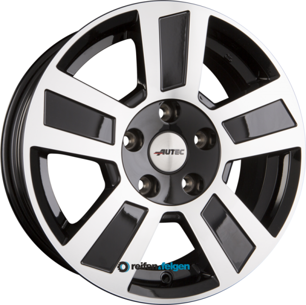 AUTEC TIGRIS (TG) 6x14 ET30 4x100 NB66.6 Black Polished