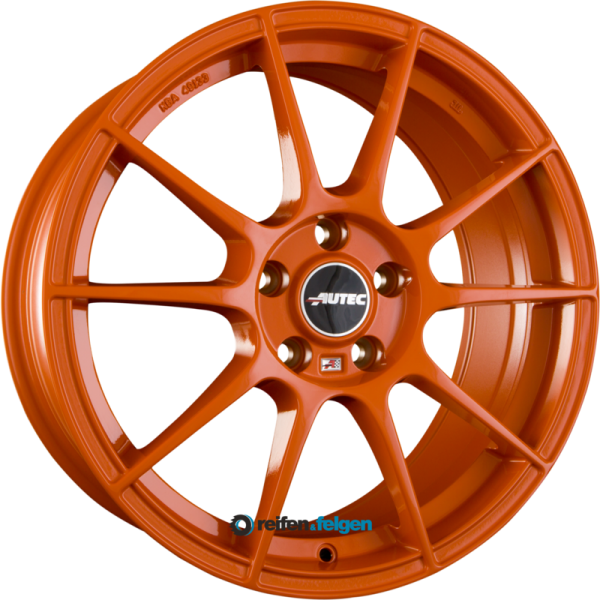 AUTEC WIZARD (W) 6.5x15 ET45 5x114.3 NB70.1 Orange