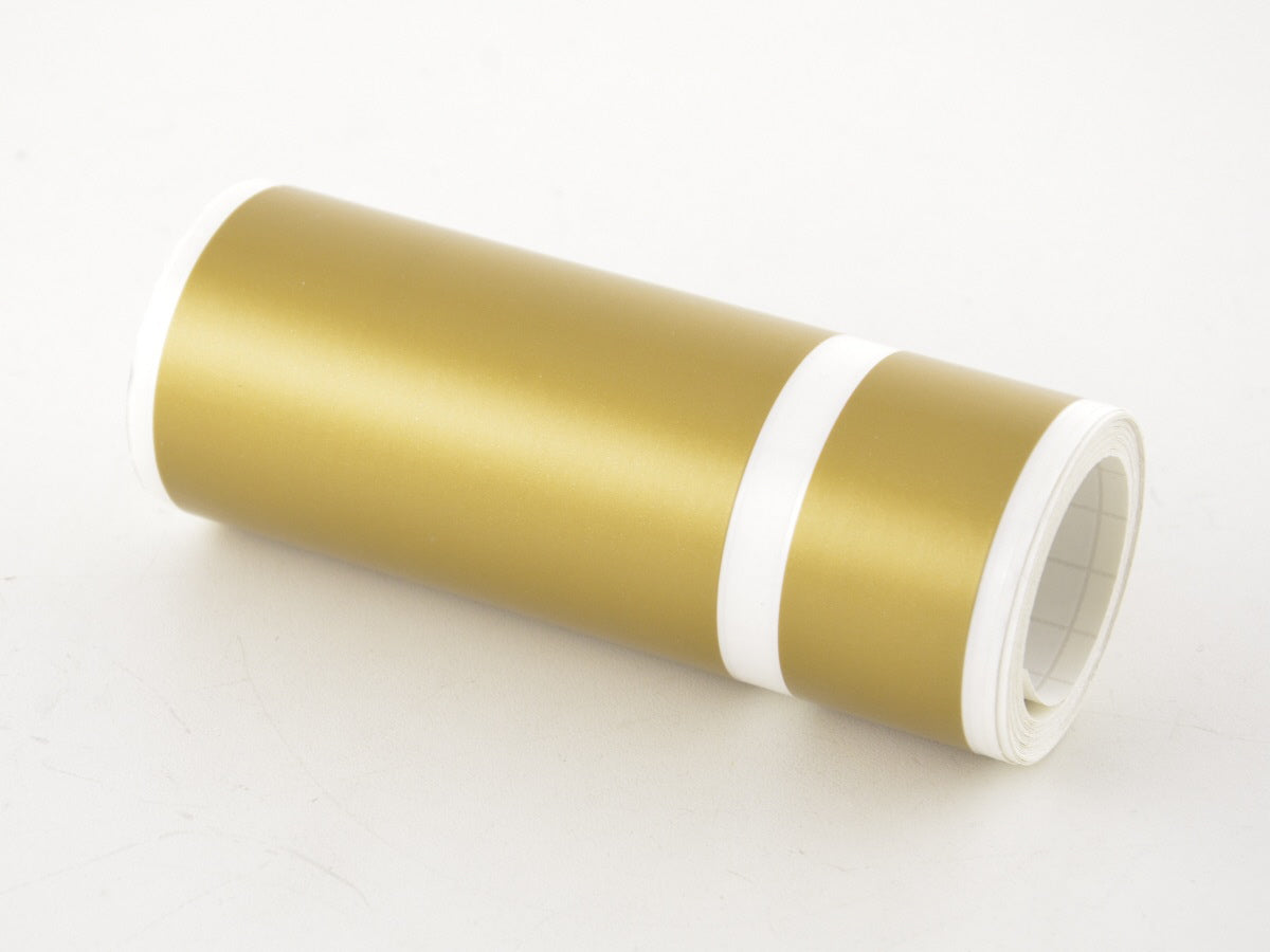 Auto Folie Rallye Streifen gold selbstklebend 1 Rolle = 10/3cm x 350cm
