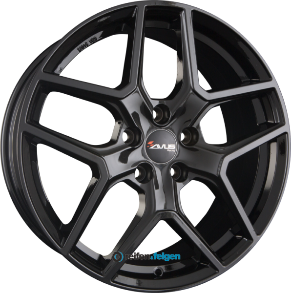 AVUS Racing AC-519 7x17 ET45 5x114.3 NB73.1 Black