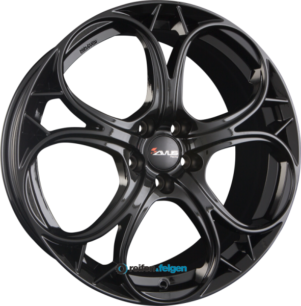 AVUS Racing AC-520 8.5x20 ET31 5x110 NB65.1 Black