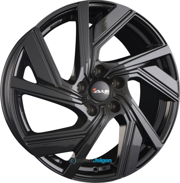 AVUS Racing AC-521 7.5x19 ET50 5x112 NB57.1 Black