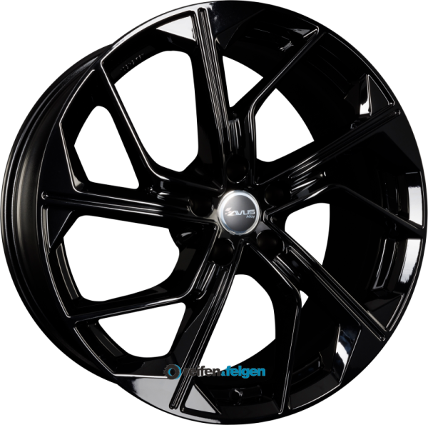 AVUS Racing AC-522 9x20 ET45 5x120 NB65.1 Black werk91-4 Schwarz