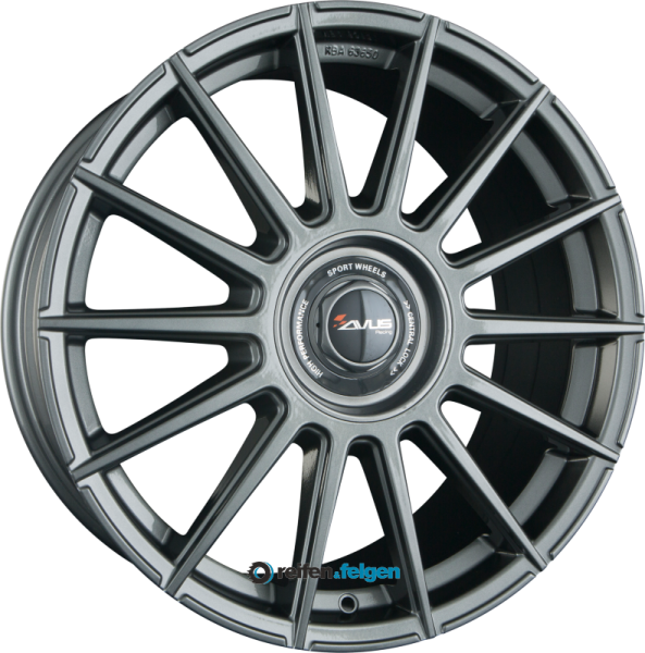 AVUS Racing AC-M09 8.5x19 ET30 5x112 5x120 NB72.6 Anthracite