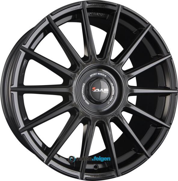 AVUS Racing AC-M09 8.5x19 ET45 5x112 5x120 NB72.6 Black