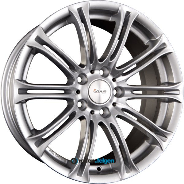 AVUS Racing AC-MB1 9.5x20 ET45 5x120 NB72.6 Hyper Silver
