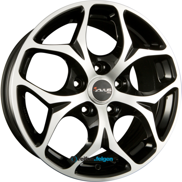 AVUS Racing AC-MB2 9x20 ET30 5x112 NB73.1 Black Polished