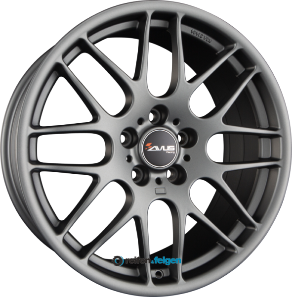 AVUS Racing AC-MB4 8x18 ET43 5x120 NB72.6 Matt Anthracite werk91-4