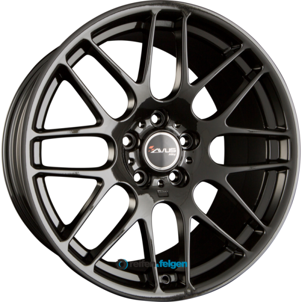 AVUS Racing AC-MB4 8x18 ET45 5x112 NB66.6 Black