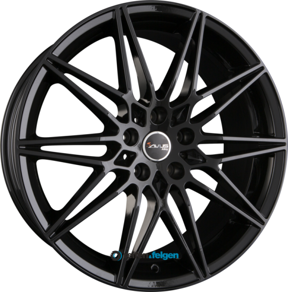 AVUS Racing AC-MB5 8.5x19 ET47 5x112 NB66.6 Black