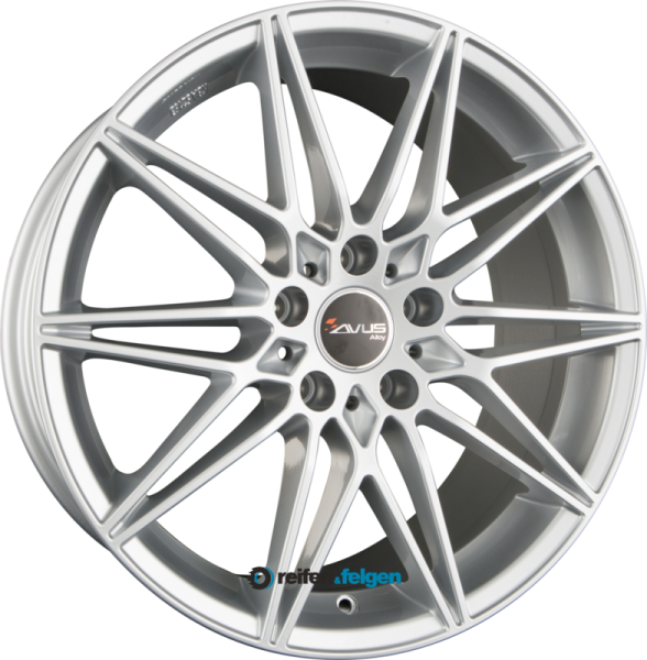 AVUS Racing AC-MB5 8.5x20 ET35 5x112 NB66.6 Hyper Silver