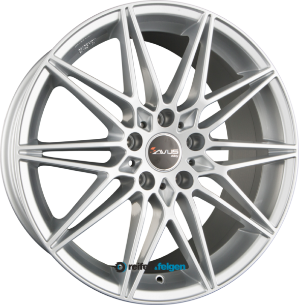 AVUS Racing AC-MB5 9x19 ET44 5x112 NB66.6 Hyper Silver