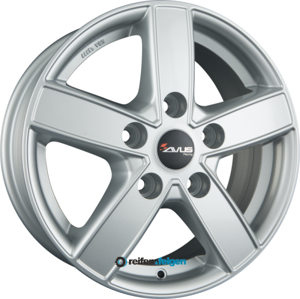 AVUS Racing AC-V51 8x18 ET50 5x120 NB65.1 Hyper Silver