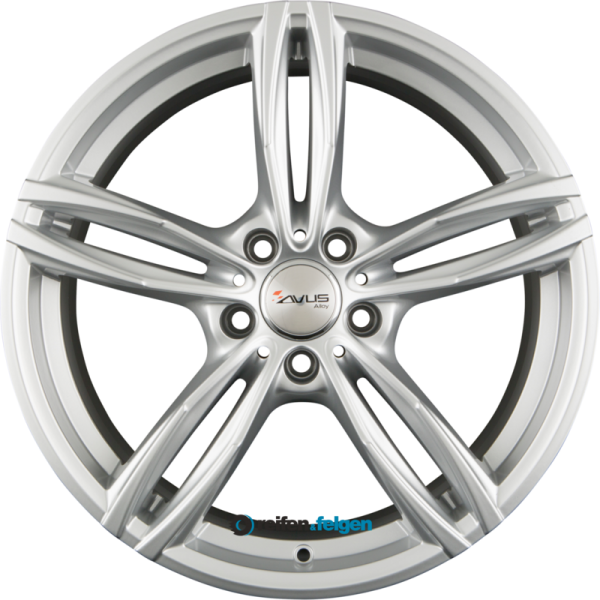 AVUS Racing AF15 8x18 ET45 5x112 NB66.6 Hyper Silver