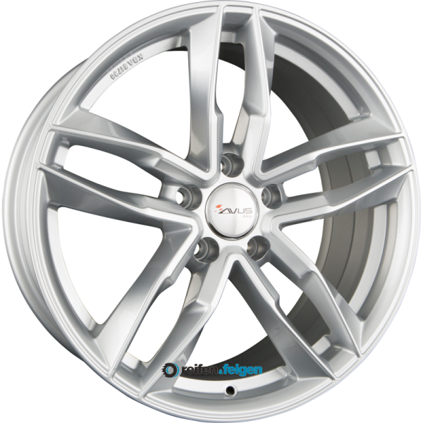 AVUS Racing AF16 8.5x20 ET40 5x114.3 NB73.1 Hyper Silver