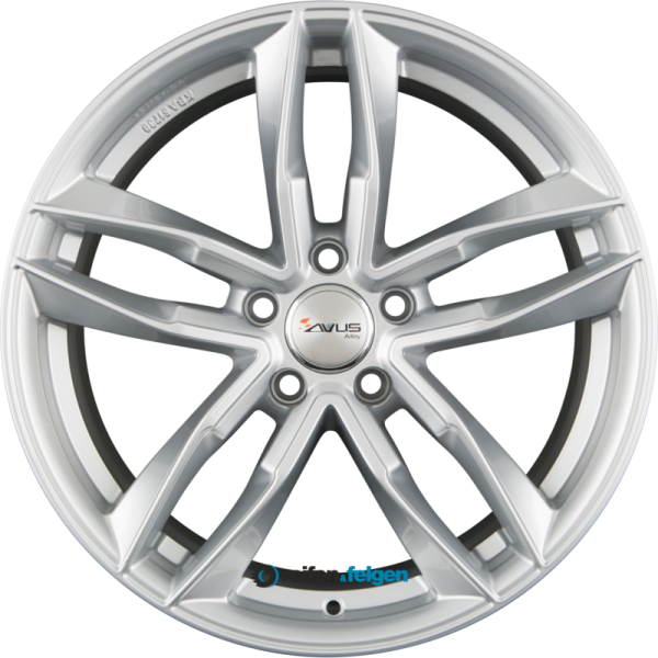 AVUS Racing AF16 8x18 ET25 5x112 NB66.6 Hyper Silver