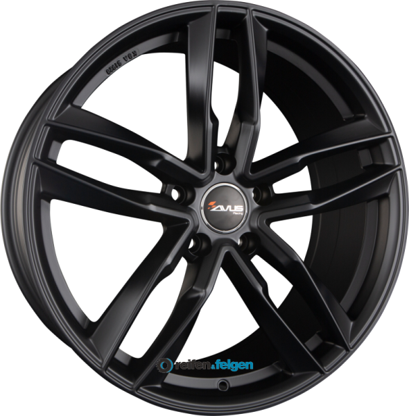 AVUS Racing AF16 9x20 ET45 5x120 NB65.1 Matt Black