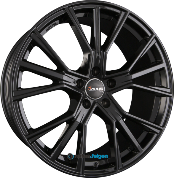 AVUS Racing AF18 10.5x22 ET43 5x112 NB66.7 Black