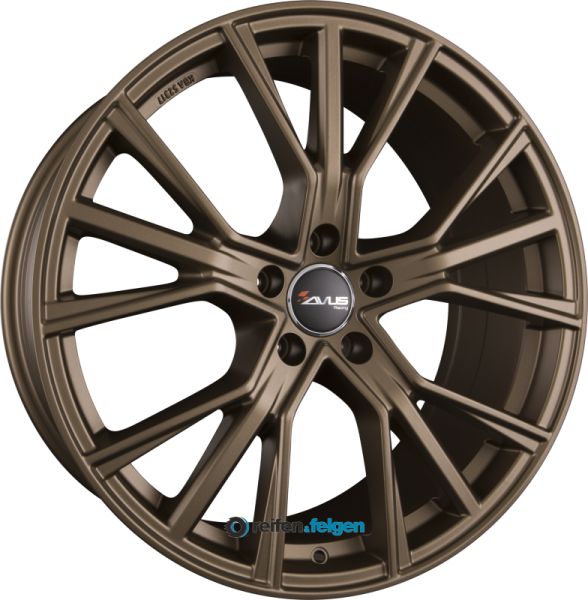 AVUS Racing AF18 10x22 ET26 5x112 NB66.6 Bronze