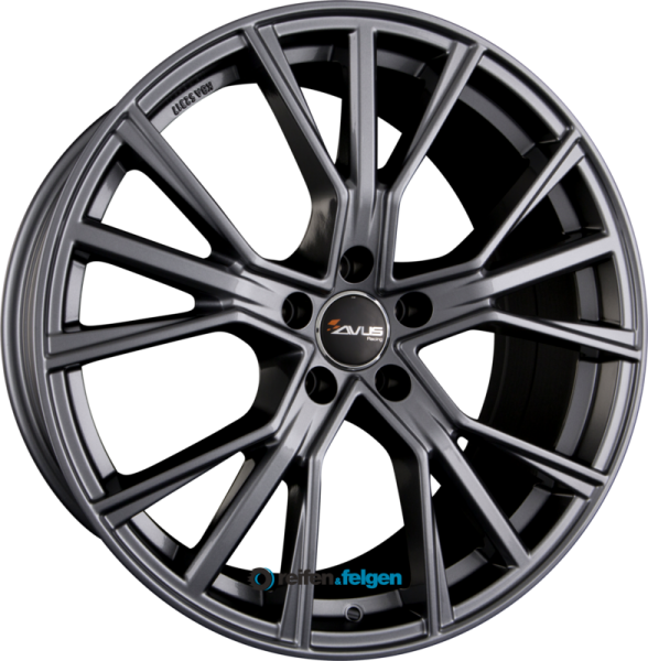 AVUS Racing AF18 8.5x19 ET48 5x112 NB57.1 Anthracite