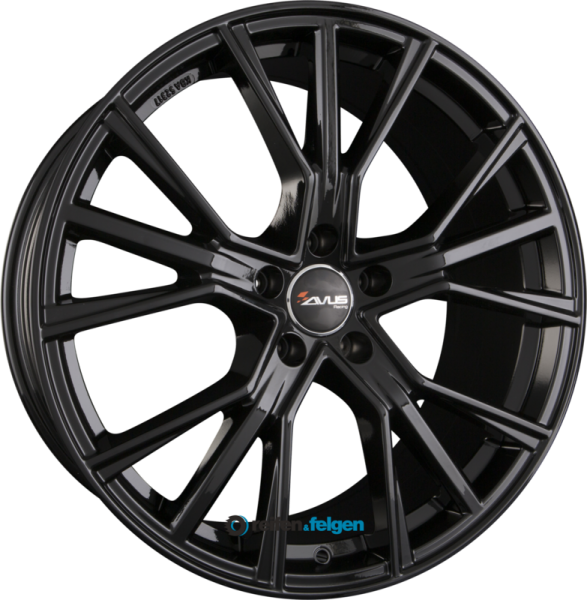 AVUS Racing AF18 8.5x19 ET48 5x112 NB57.1 Black