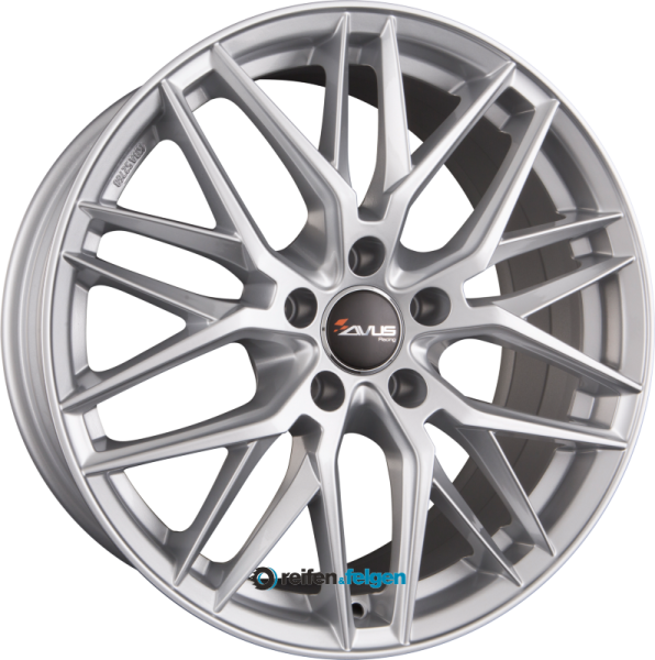 AVUS Racing AF19 8.5x19 ET45 5x112 NB66.6 Hyper Silver