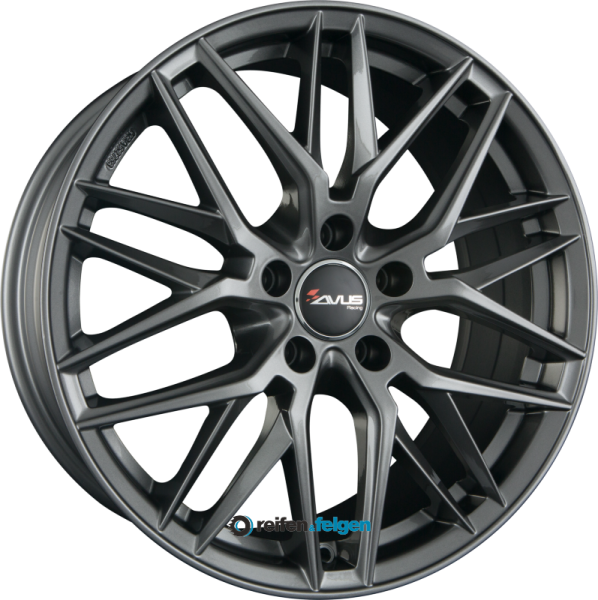 AVUS Racing AF19 8x18 ET30 5x112 NB66.6 Anthracite